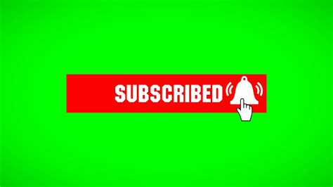Subscribe Green Screen Cool Panzoid Youtube