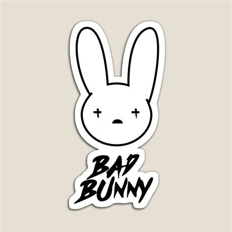 Bad Bunny Logo Sticker Bunny Wallpaper Bunny Logo Logo Sticker Images And Photos Finder