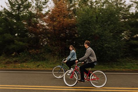 Couple Session Riding Bikes Bike Couple Bicycle Photoshoot Couples