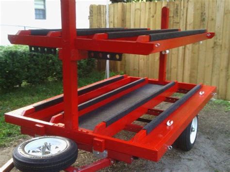 Save money by building your own kayak storage rack for less than 10 dollars. Kayak Trailers - 30 Photo Ideas to Buy or Build Your Own