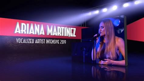 Ariana Martinez Vocalizeu Artist Intensive 2019 Youtube