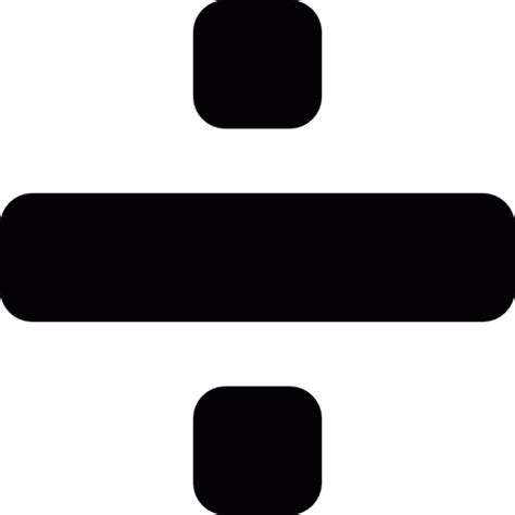 Division Symbol Free Icons