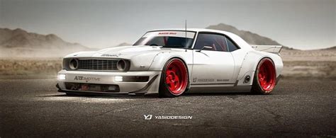 1969 Camaro Zl1 Gets Porsche 911 Bumper Rwb Widebody In Purist