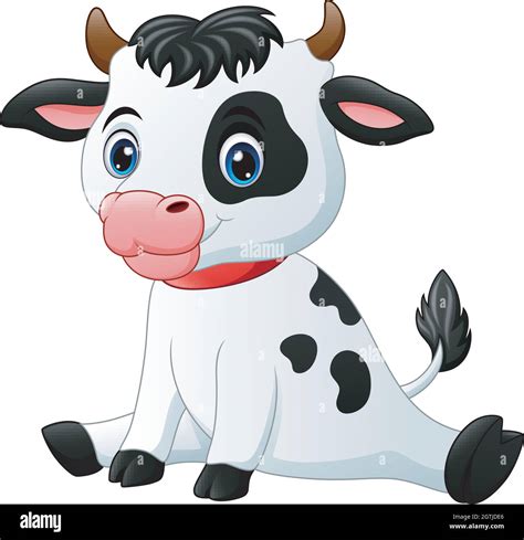 Bull Cow Cub Baby Cattle Stock Vector Images Alamy