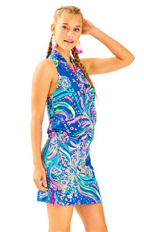 Lilly Pulitzer Synthetic Felizia Dress In Blue Lyst