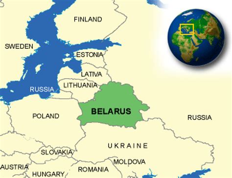 Map Of Belarus Countryreports