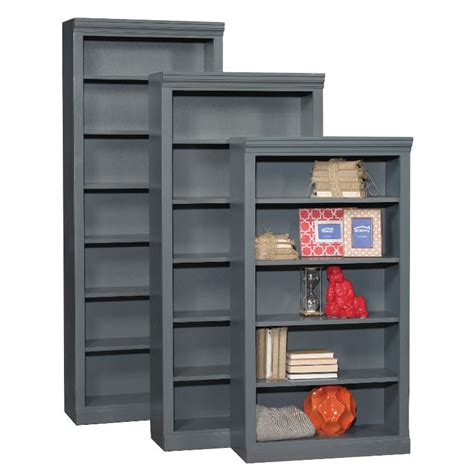 84 Inch Contemporary Gray Bookcase Everything Home Shop One Stop