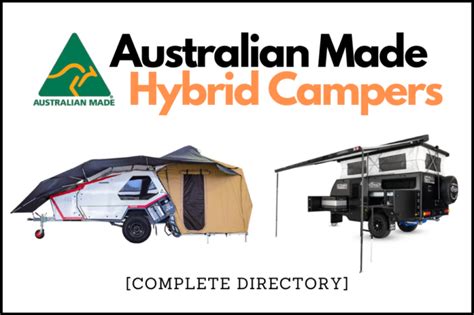 28 Australian Made Hybrid Campers 47 Imported Brands