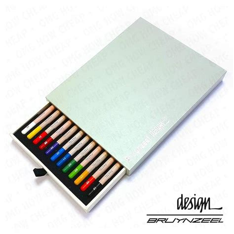 Bruynzeel Design Artist Box Of 12 Pastel Pencils Uk