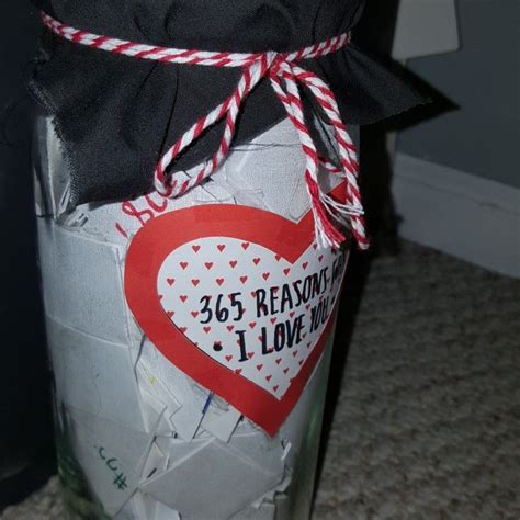 My evil elf knocked my imported jar of beans off our porch last night.it was like a small bean bomb.beans. 365 reasons why I love you anniversary jar | Reasons why i love you, Why i love you, Laundry bag