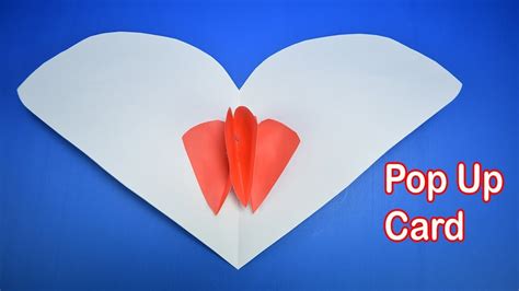 Valentines Day Pop Up Heart I Origami Pop Up Card I Paper Craft Youtube