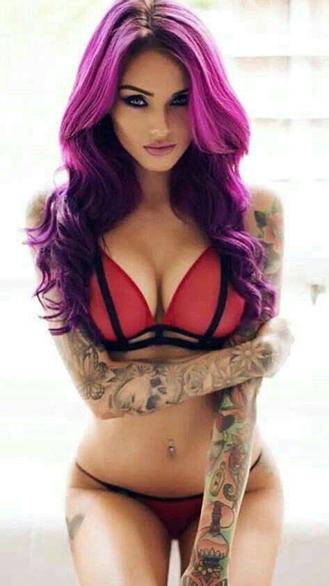 Pin On Inked Beauties In Colour ♠