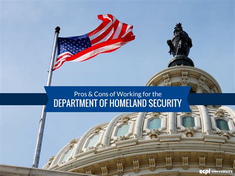 Pros And Cons Of Working For The Department Of Homeland Security