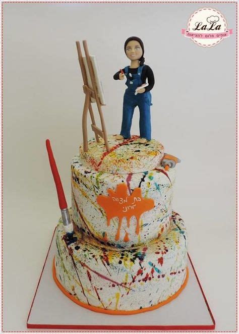 A Cake For An Artist In 2019 Artist Cake Cake Sculpted Cakes