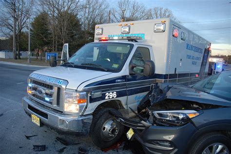 Ambulance Carrying Patient Suv Collide In Manchester Police Manchester Nj Patch