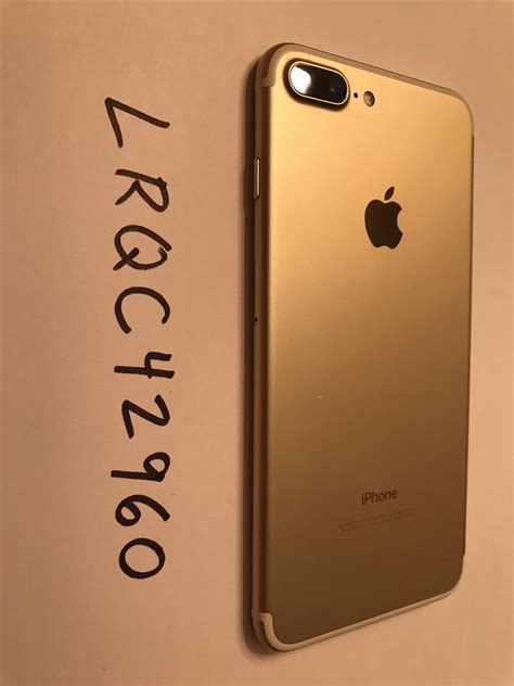 Apple Iphone 7 Plus Atandt Gold 128gb 3gb A1784 Lrqc42960 Swappa