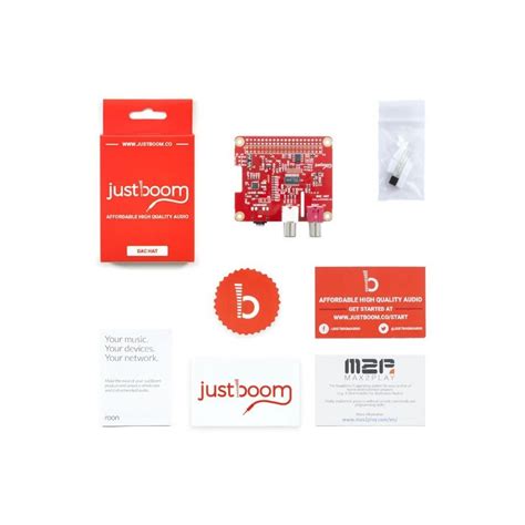 Justboom Dac Hat Dac Pcm5122 For Raspberry Pi 3 Pi 2 A B