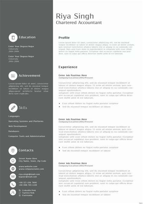 In most regards, the indian resume format follows all the established practices of good resume writing. Accountant Resume Format in Word 2019 accountant resume ...