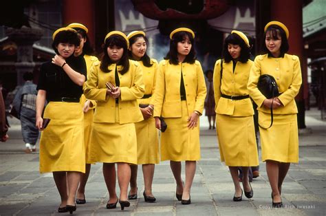 Japanese Tour Guides In Uniform Rich Iwasaki Photographer