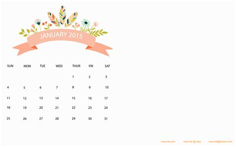 Free Download Wallpapers For Computer Wallpaper Calendar January 2016