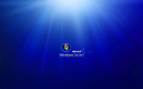 Windows 7 Blue Wallpapers And Images Wallpapers Pictures Photos
