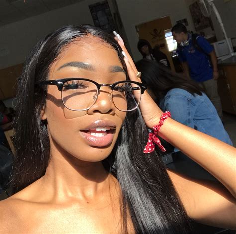 22 Winter Hairstyles For Black Women With Glasses Png Formal