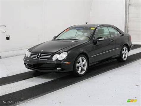 We analyze millions of used cars daily. 2005 Black Mercedes-Benz CLK 320 Coupe #1152665 | GTCarLot.com - Car Color Galleries