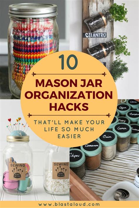 10 Genius Mason Jar Organization Ideas Thatll Change Your Life