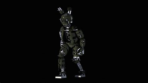 Sfm Tjoc Ignited Springtrap Walk Cycle Fnaf Fnaf Coloring Pages