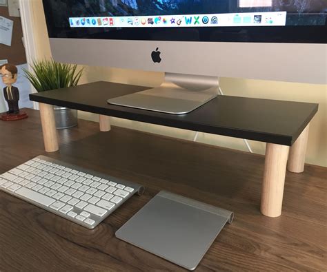 9 Diy Computer Monitor Riser Stand 4 Steps With