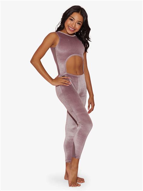 SALE Girls All Zipped Up Cutout Tank Dance Unitard Kandi Kouture