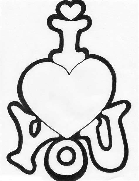 Print as many you need and let your kid's creativity explode on paper. I Love You Valentines Coloring Pages | Realistic Coloring ...