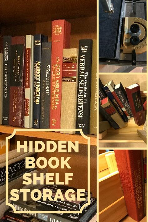 Tiny Tool Time How To Make Hidden Book Shelf Storage