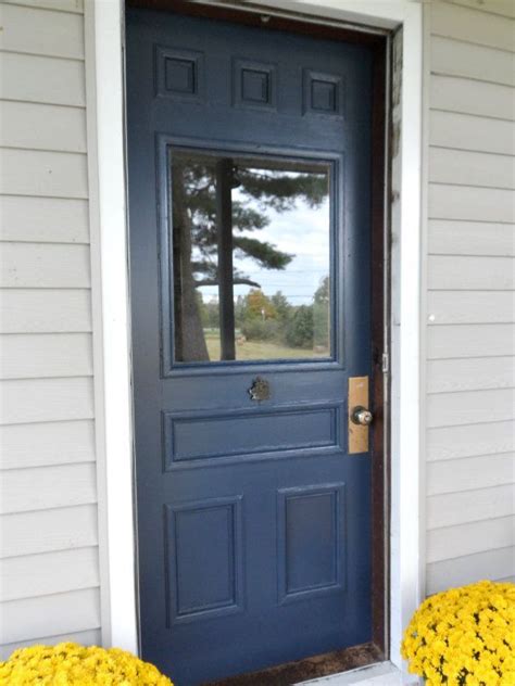Moore Hale Navy Is A Beautiful Exterior Door And Trim Paint Color