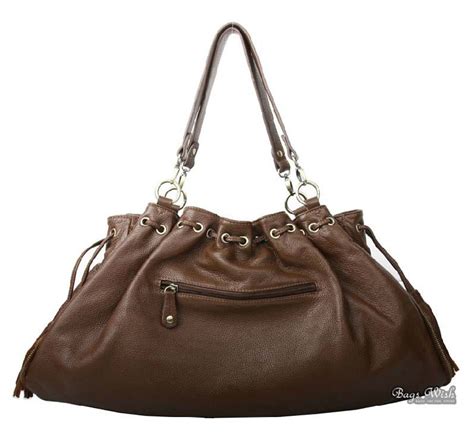 Leather Shoulder Handbag Brown Soft Leather Hobo Handbag Bagswish