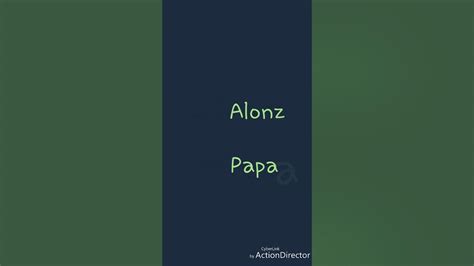 Paroles Alonzo Papa Allo Youtube