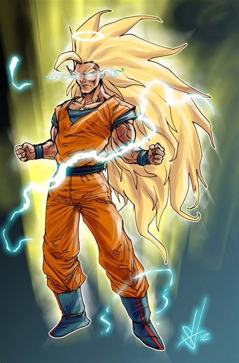 Super Saiyan 3 Goku By Scottssketches On Deviantart