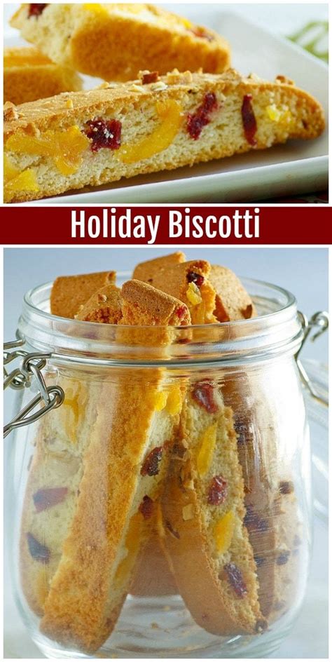 These cranberry orange biscotti will keep fresh for up to 2 weeks when stored in an airtight bake a batch of these cranberry orange biscotti for your holiday cookie platter and let me know what you. Holiday Biscotti | Recipe | Best cookie recipes, Biscotti recipe, Best dessert recipes