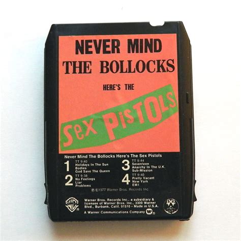 vintage sex pistols 8 track tape