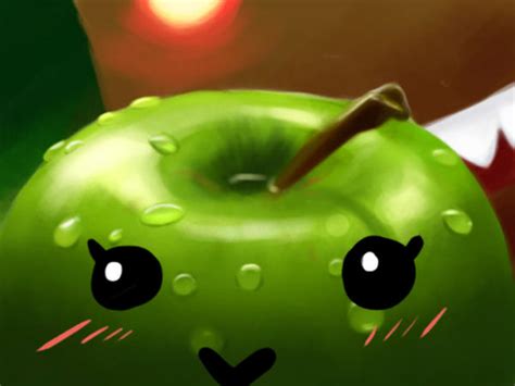 Painting Practice Fresh Apple By Kuyachan On Deviantart