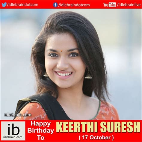 Happy Birthday To Keerthi Suresh 17 October Asian Beauty Girl Cute Beauty Most Beautiful