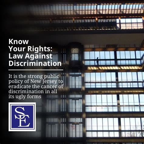 Law Against Discrimination New Jersey Employment Lawyers Smith Eibeler