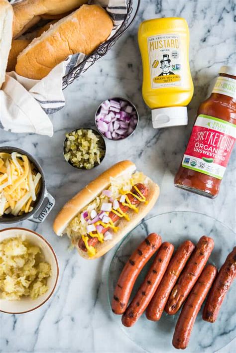How To Make The Ultimate Hot Dog Bar Fed And Fit