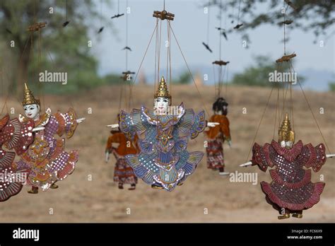 Asia Myanmar Bagan Puppet Show Stock Photo Alamy