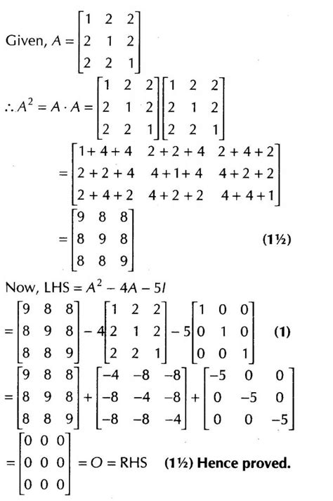 In mathematics, a matrix (plural matrices) is a rectangular array or table of numbers, symbols, or expressions, arranged in rows and columns. Important Questions for CBSE Class 12 Matrix and ...