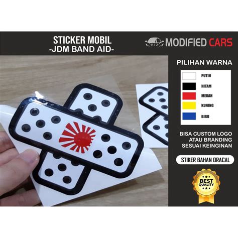 Jdm Band Aid Car Stickers Plaster Hansaplast Shopee Philippines