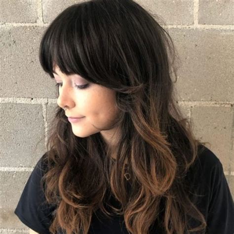 22 Great Style Layered Hair With Curtain Bangs