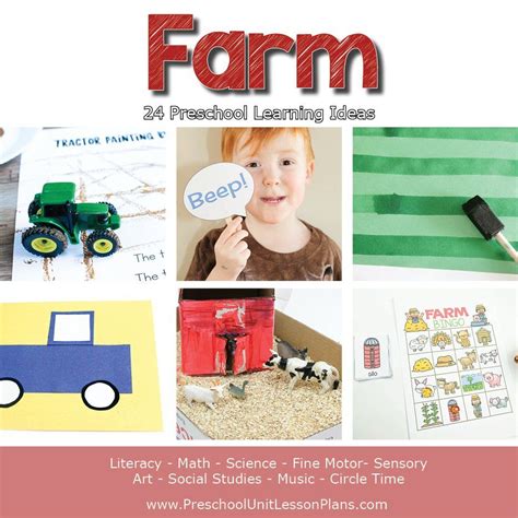 Setting Up the Farm Animals Theme | Preschool lesson plans, Farm