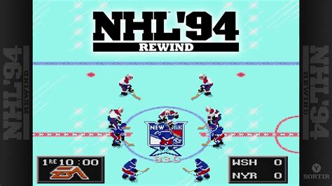 Nhl 94 Rewind Washington Capitals Vs New York Rangers Youtube