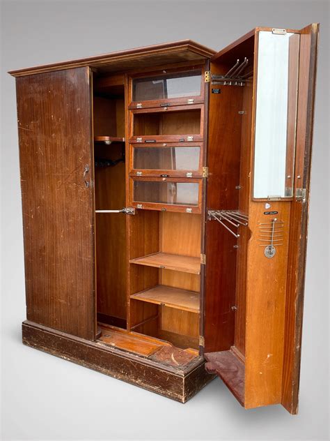 Solda Compactum Gentlemans Fitted Wardrobe Antique Cupboards